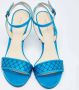 Bottega Veneta Vintage Pre-owned Satin sandals Blue Dames - Thumbnail 3