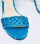 Bottega Veneta Vintage Pre-owned Satin sandals Blue Dames - Thumbnail 7