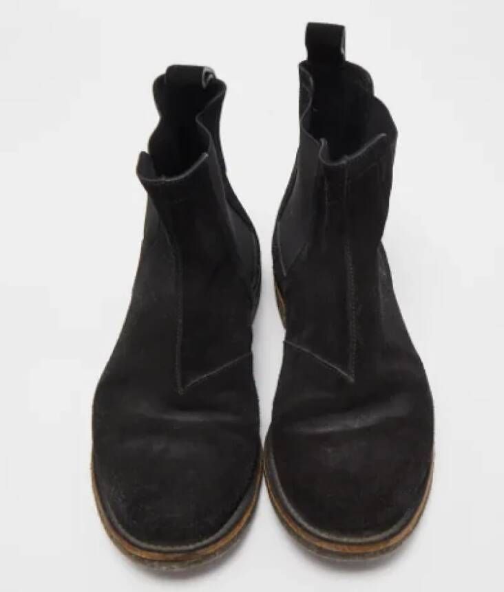 Bottega Veneta Vintage Pre-owned Suede boots Black Dames