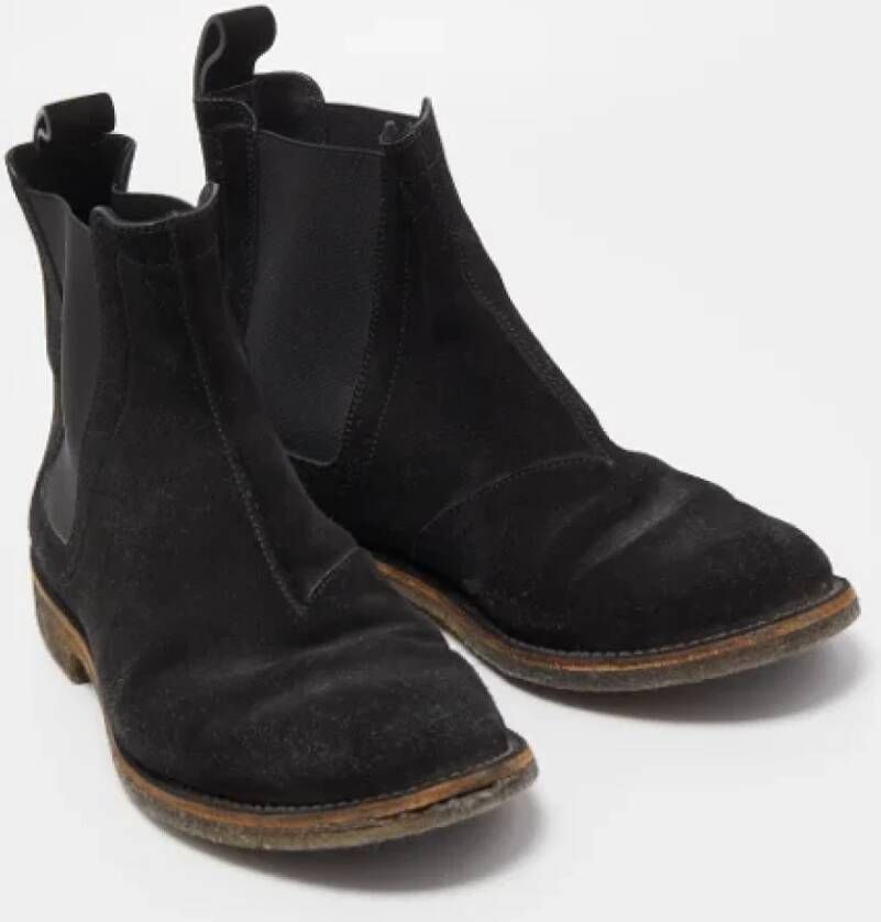 Bottega Veneta Vintage Pre-owned Suede boots Black Dames