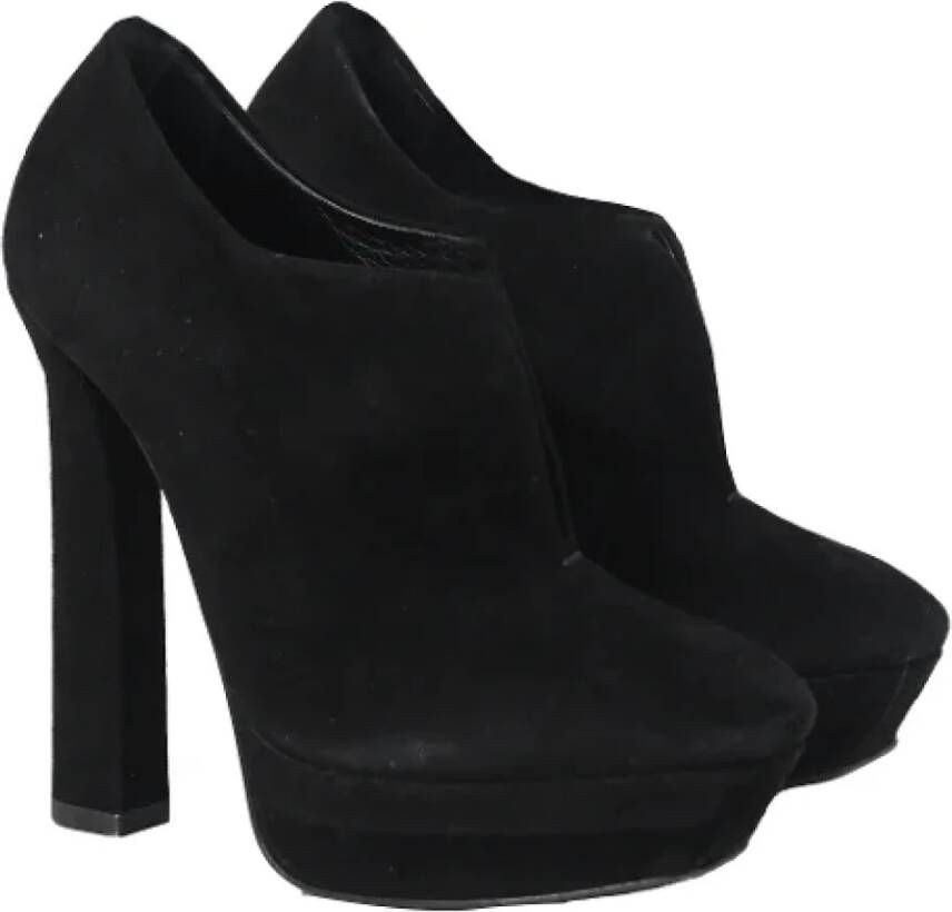 Bottega Veneta Vintage Pre-owned Suede boots Black Dames