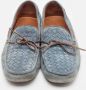 Bottega Veneta Vintage Pre-owned Suede flats Blue Heren - Thumbnail 2