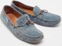 Bottega Veneta Vintage Pre-owned Suede flats Blue Heren - Thumbnail 3