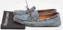 Bottega Veneta Vintage Pre-owned Suede flats Blue Heren - Thumbnail 8