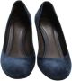 Bottega Veneta Vintage Pre-owned Suede heels Blue Dames - Thumbnail 2