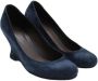 Bottega Veneta Vintage Pre-owned Suede heels Blue Dames - Thumbnail 3