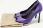 Bottega Veneta Vintage Pre-owned Suede heels Purple Dames - Thumbnail 9