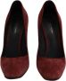 Bottega Veneta Vintage Pre-owned Suede heels Red Dames - Thumbnail 3