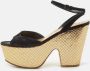 Bottega Veneta Vintage Pre-owned Suede sandals Black Dames - Thumbnail 2