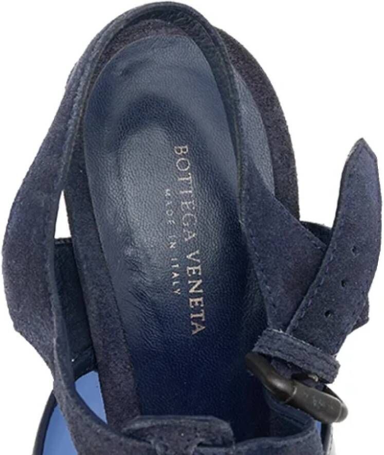 Bottega Veneta Vintage Pre-owned Suede sandals Blue Dames