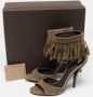 Bottega Veneta Vintage Pre-owned Suede sandals Brown Dames - Thumbnail 9