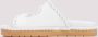 Bottega Veneta Platte Muilezel Sandalen met Klittenbandsluiting White Dames - Thumbnail 2