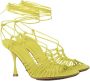 Bottega Veneta Dot heeled sandals Yellow Dames - Thumbnail 8