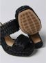 Bottega Veneta Zwarte Geweven Hak Sandalen - Thumbnail 2