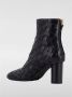 Bottega Veneta Zwarte Leren Enkellaarzen - Thumbnail 2