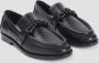 Bottega Veneta Zwarte Leren Loafer Schoenen - Thumbnail 2