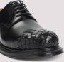 Bottega Veneta Zwarte leren veterschoenen - Thumbnail 2
