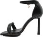 Braccialini Elegante Zwarte High Heel Sandalen Black Dames - Thumbnail 2
