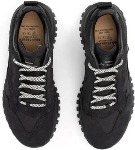 Brandblack Zwarte Cordura Trail Sneakers