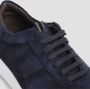 Brioni Navy Cassette Sneakers Blue Heren - Thumbnail 4