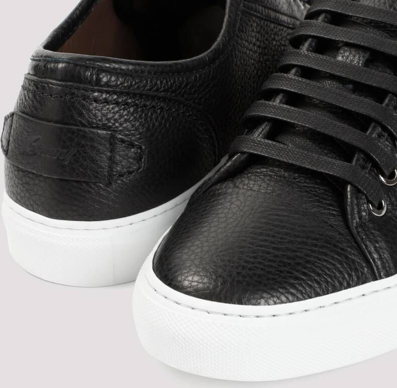 Brioni Zwarte Sneakers Black Heren