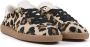 Bronx Bruin Animal Print Lage Top Sneakers Brown Dames - Thumbnail 7