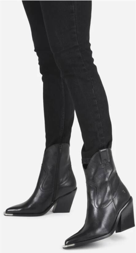 Bronx Dames Enkellaars zwart Black Dames