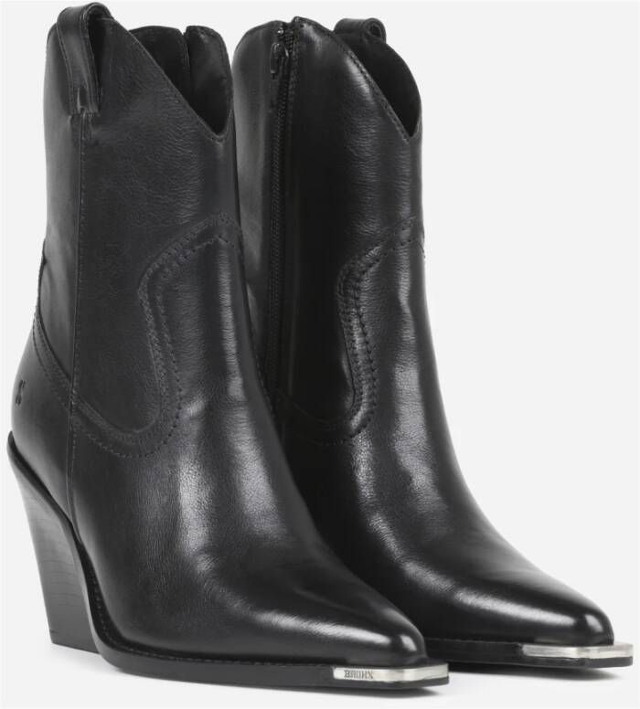 Bronx Dames Enkellaars zwart Black Dames