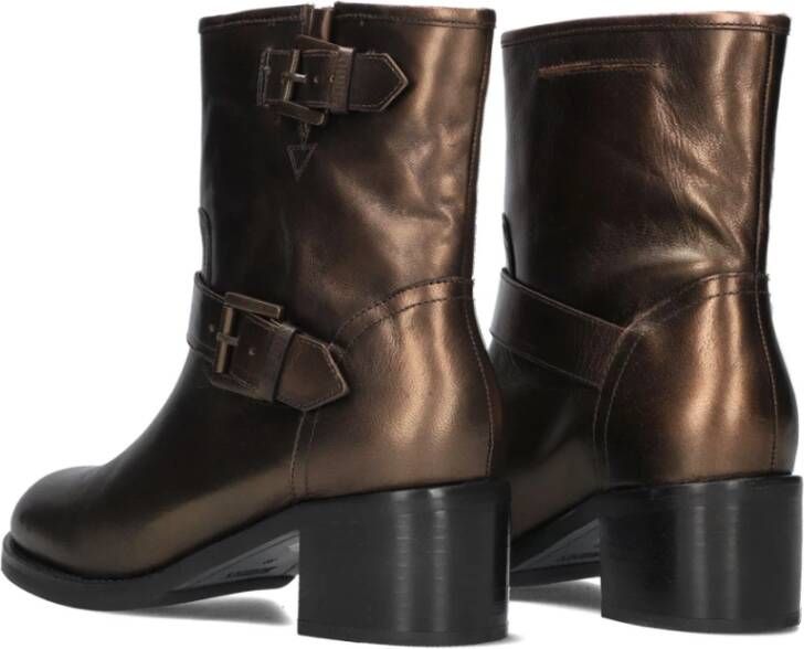 Bronx Edgy Bikerboots New-Camperos Brown Dames