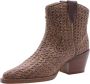 Bronx Jukeson Dames Enkellaars Bruin - Thumbnail 4