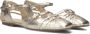 Bronx Gouden Kruisband Sandalen Yellow Dames - Thumbnail 9