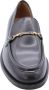 Bronx Zwarte Leren Loafers met Stijlvolle Details Black Dames - Thumbnail 27