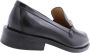 Bronx Zwarte Leren Loafers met Stijlvolle Details Black Dames - Thumbnail 30