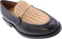 Bronx Zwarte Leren Loafers met Stijlvolle Details Black Dames - Thumbnail 23