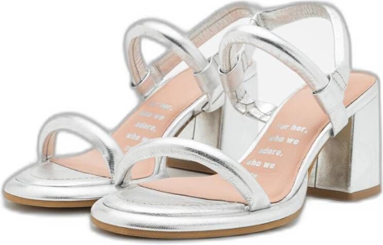 Bronx High Heel Sandals Grijs Dames