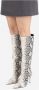 Bronx Hoge laars in haverwit wit zwart Multicolor Dames - Thumbnail 3