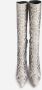 Bronx Hoge laars in haverwit wit zwart Multicolor Dames - Thumbnail 4