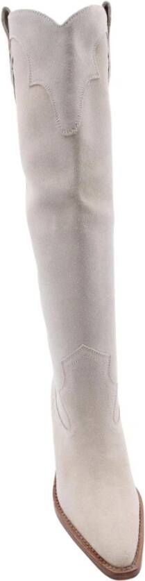 Bronx Hagar Cowboy Boots Beige Dames