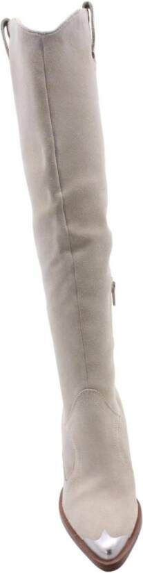 Bronx Hadewig Over-Knee Laarzen Beige Dames