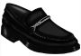 Bronx Moderne Loafers met Vrouwelijk Metalen Zadel Black Dames - Thumbnail 4