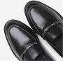 Bronx Moderne Loafers met Vrouwelijk Metalen Zadel Black Dames - Thumbnail 7