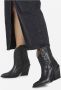 Bronx New-kole 34225 Cowboylaarzen Western Laarzen Dames Zwart - Thumbnail 8