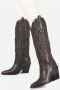 Bronx Western New Kole Hoge Laarzen voor Dames Brown Dames - Thumbnail 5