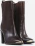 Bronx Nieuwe Americana Enkellaars Koffieboon Brown Dames - Thumbnail 7