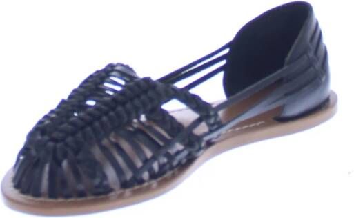 Bronx Retro Huarache-stijl Dames Sandaal Black Dames