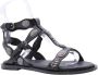 Bronx Flexibele Flatform Sandaal Zwart Black Dames - Thumbnail 33