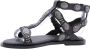 Bronx Flexibele Flatform Sandaal Zwart Black Dames - Thumbnail 34