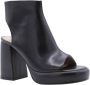 Bronx Flexibele Flatform Sandaal Zwart Black Dames - Thumbnail 47