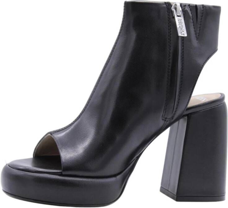 Bronx Hoge hak sandalen voor vrouwen Black Dames