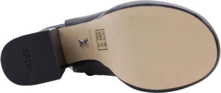 Bronx Hoge hak sandalen voor vrouwen Black Dames